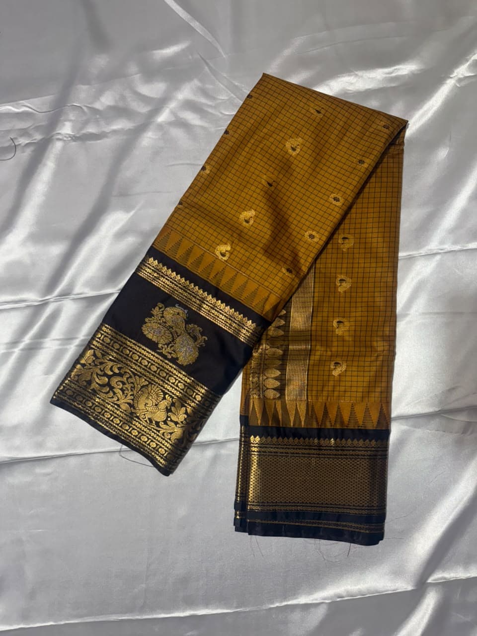 Gold small checks