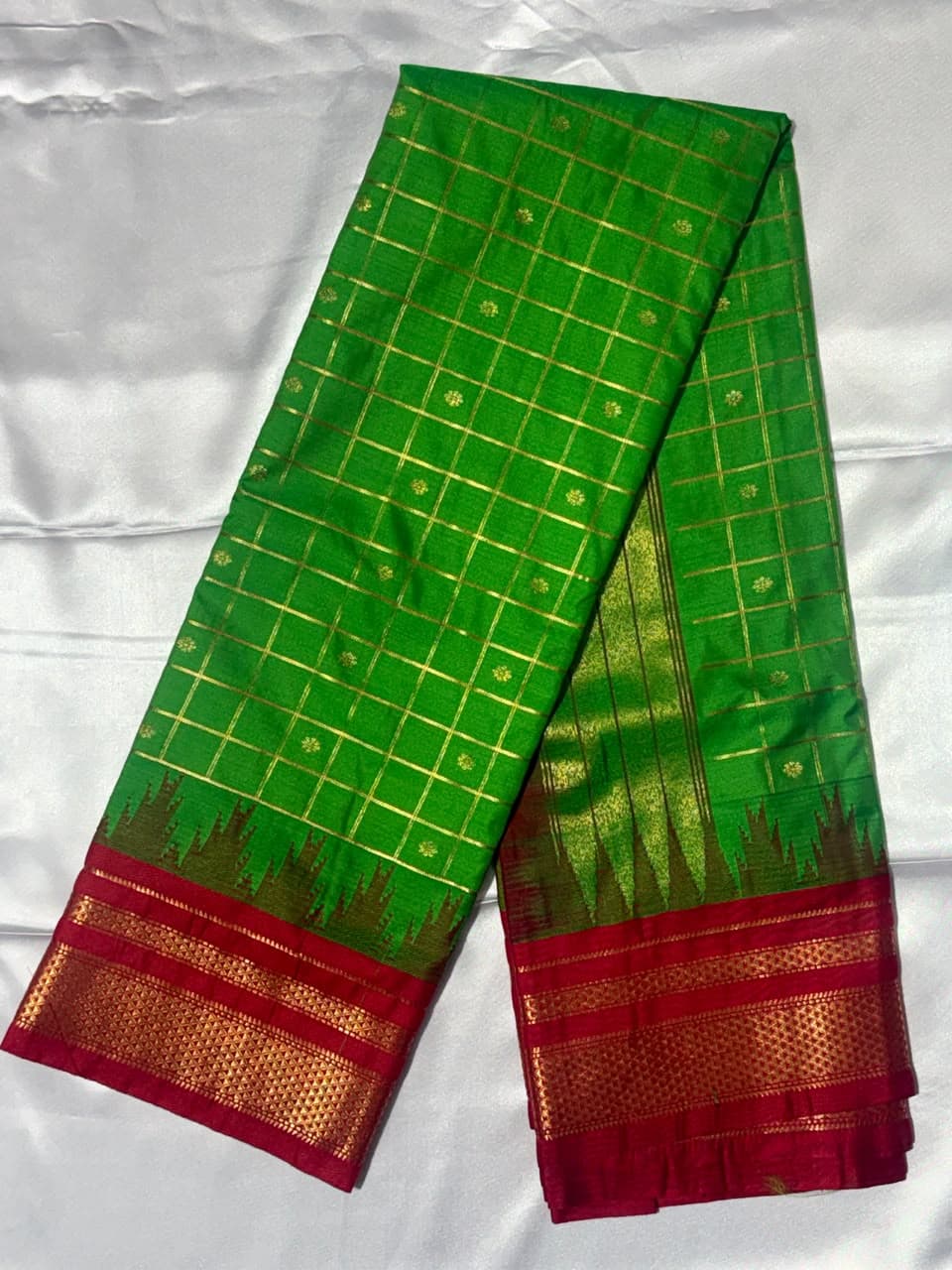 Green Gadwal big checks